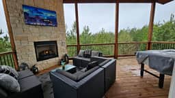 Seven Pines Haven | Family Cabin w/ Game Loft, EV, Playground & Hot Tub