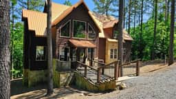 Sleeps 20! 6BR Cabin w/ Hot Tub, Game Room w/ PoolTable, 2 Decks & Playground