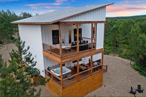 Seven Pines Haven | Family Cabin w/ Game Loft, EV, Playground & Hot Tub